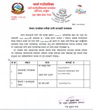 Information to all related. 